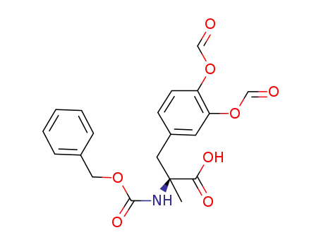 (S)-N-carbobenzyloxy-3-(3,4-diformyloxyphenyl)-2-methylalanine