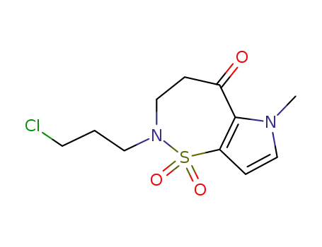 2-(3-chloropropyl)-6-methyl-3,4,5,6-tetrahydro-2H-pyrrolo[2,3-f][1,2]thiazepin-5-one 1,1-dioxide