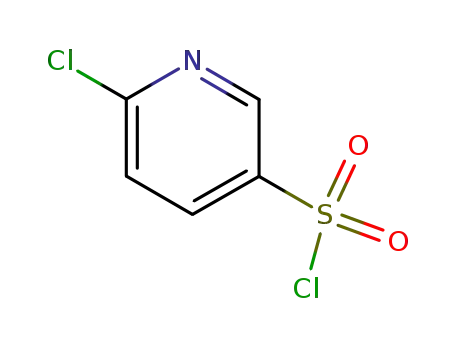 Molecular Structure of 6684-39-5 (2-Chloropyridine-5-sulfonyl chloride)