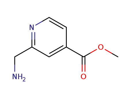 Molecular Structure of 94413-69-1 (2-Aminomethyl-isonicotinic acid methyl ester)