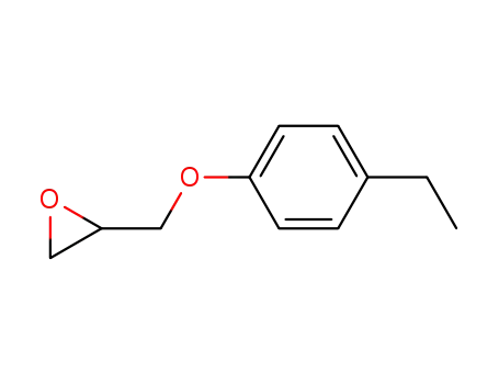 Molecular Structure of 2930-02-1 (2-(p-Ethylphenoxymethyl)oxirane)