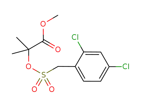 methyl 2-{[(2,4-dichlorobenzyl)sulphonyl]oxy}-2-methylpropanoate