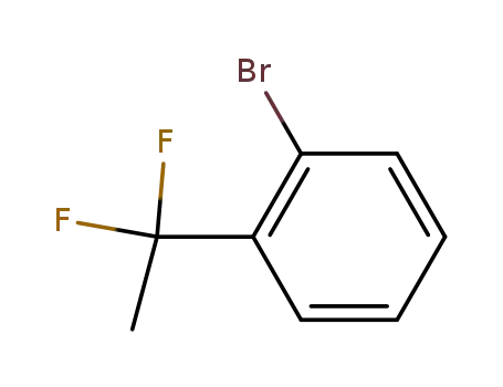 Molecular Structure of 444581-46-8 (1-Bromo-2-(1,1-difluoroethyl)benzene)