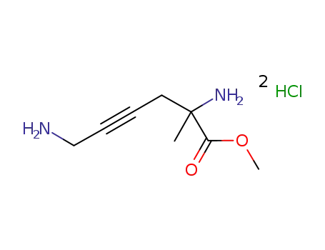 methyl 2,6-diamino-2-methylhex-4-ynoate, dihydrochloride