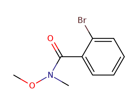Molecular Structure of 899425-05-9 (2-bromo-N-methoxy-N-methylbenzamide)