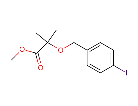 2-[(4-iodobenzyl)oxy]-2-methylpropionic acid methyl ester
