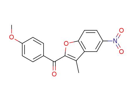 2-(4-methoxy benzoyl) 3-methyl 5-nitro benzofuran