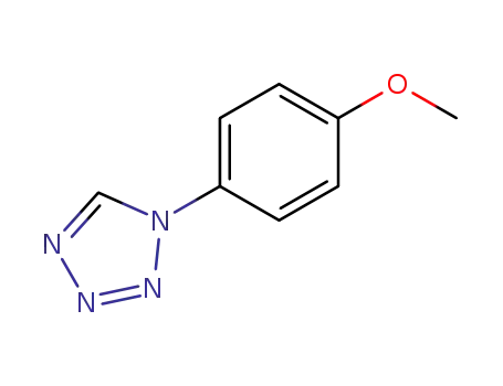 Molecular Structure of 21788-28-3 (1H-TETRAZOLE, 1-(4-METHOXYPHENYL)-)