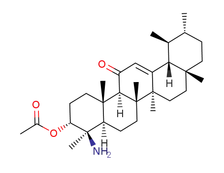 3-α-o-acetoxy-4β-amino-11-oxo-24-norurs-12-ene