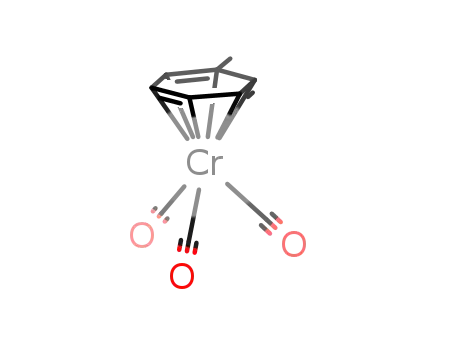 Molecular Structure of 12083-24-8 ((TOLUENE)TRICARBONYLCHROMIUM)