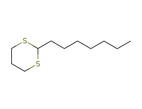 Molecular Structure of 59092-72-7 (1,3-Dithiane, 2-heptyl-)