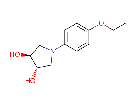 (+/-)-1-(4-ethoxy-phenyl)-pyrrolidine-3r,4t-diol
