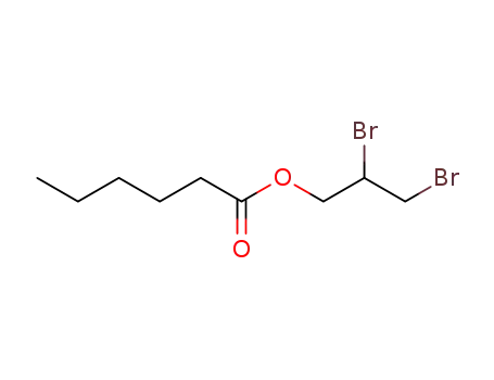 Molecular Structure of 6308-04-9 (2,3-dibromopropyl hexanoate)