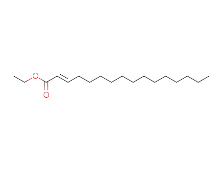 Molecular Structure of 135251-95-5 ((E)-2-Hexadecenoic Acid Ethyl Ester)