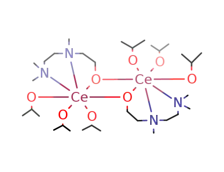 {cerium(IV)(OiPr)3(μ-OC2H4NMeC2H4NMe2)}2