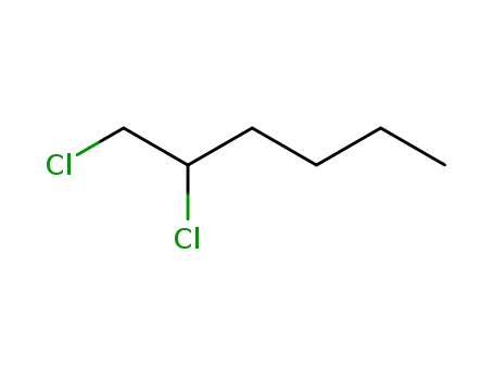 Molecular Structure of 2162-92-7 (1,2-DICHLOROHEXANE)