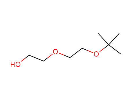 Molecular Structure of 110-09-8 (diethylenglycol-Mono-tert-butyl ether(MBE))