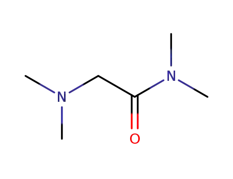 Molecular Structure of 13574-14-6 (Acetamide,2-(dimethylamino)-N,N-dimethyl-)