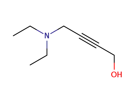Molecular Structure of 10575-25-4 (4-DIETHYLAMINO-2-BUTYN-1-OL)