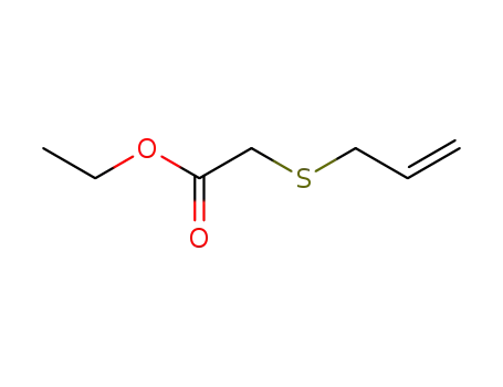 Molecular Structure of 15224-05-2 (Acetic acid, (2-propenylthio)-, ethyl ester)