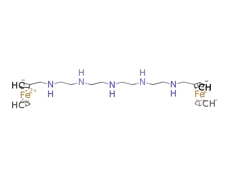 1,15-diferrocenyl-2,5,8,11,14-pentaazapentadecane