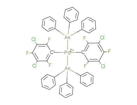 trans-[Pd(AsPh3)2(3,5-dichlorotrifluorophenyl)2]