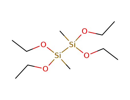 Molecular Structure of 18001-76-8 (1,1,2,2-Tetraethoxy-1,2-dimethyldisilane)