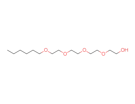 Molecular Structure of 39619-69-7 (N-HEXYLTETRAOXYETHYLENE)