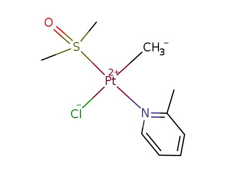 cis(C,N)-chloromethyl(dimethyl sulfoxide)(2-methylpyridine)platinum(II)