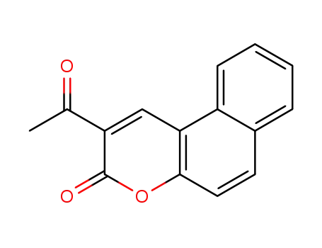 Molecular Structure of 727-80-0 (2-ACETYL-BENZO[F]CHROMEN-3-ONE)