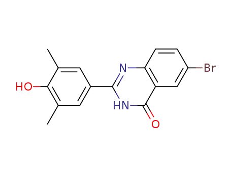 6-bromo-2-(4-hydroxy-3,5-dimethylphenyl)quinazolin-4(3H)-one