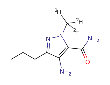 d3-4-amino-2-methyl-5-propyl-2H-pyrazole-3-carboxylic acid amide