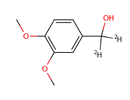 4-hydroxy(2H2)methyl-1,2-dimethoxybenzene