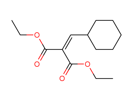 Molecular Structure of 13592-76-2 (Propanedioic acid, (cyclohexylmethylene)-, diethyl ester)