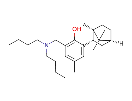 2-((dibutylamino)methyl)-4-methyl-6-(exo-1,7,7-trimethylbicyclo[2.2.1]hept-2-yl)phenol