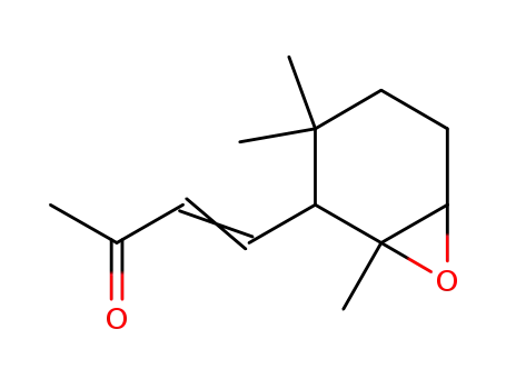 Molecular Structure of 37677-81-9 (3-Buten-2-one, 4-(1,3,3-trimethyl-7-oxabicyclo[4.1.0]hept-2-yl)-)