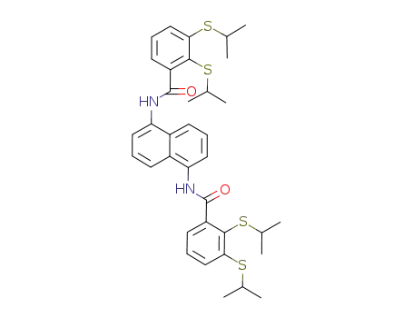 1,5-bis[2,3-di(isopropylmercapto)benzamido]naphthalene