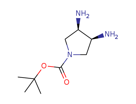 945217-60-7,(3R,4S)-rel-1-Boc--3,4-diaMinopyrrolidine,(3R,4S)-rel-1-Boc--3,4-diaMinopyrrolidine;(3R,4S)-rel-tert-Butyl 3,4-diaminopyrrolidine-1-carboxylate;tert-butyl cis-3,4-diaminopyrrolidine-1-carboxylate;Cis-N-BOC-3,4-diaminopyrrolidine