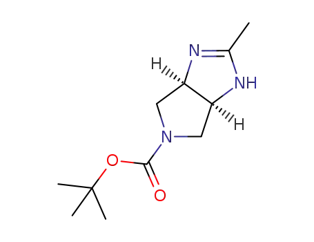 cis-(3,6)-2-methyl-3a,4,6,6a-tetrahydro-1H-pyrrolo[3.4-d]imidazole-5-carboxylic acid tert-butyl ester