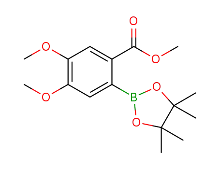 2-pinacolboranyl-4,5-dimethoxybenzoic acid methyl ester