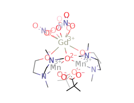 [Mn2GdO(O2CBu-t)2(2-([2-(dimethylamino)ethyl]methylamino)ethanolate)2(NO3)3]