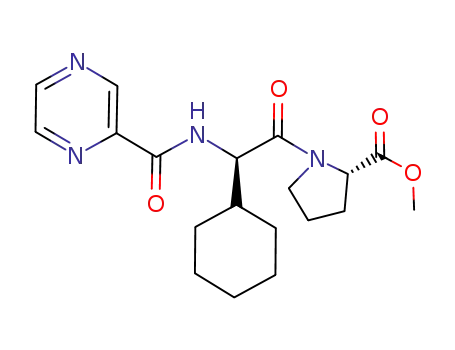 (S)-methyl 1-((S)-2-cyclohexyl-2-(pyrazine-2-carboxamido)acetyl)pyrrolidine-2-carboxylate