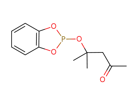 4-(1,3,2-benzodioxaphosphol-2-yloxy)-4-methylpentan-2-one