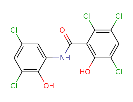 Benzamide,2,3,5-trichloro-N-(3,5-dichloro-2-hydroxyphenyl)-6-hydroxy-