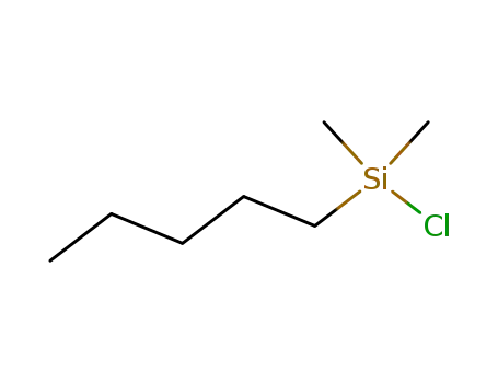 Molecular Structure of 25938-34-5 (N-PENTYLDIMETHYLCHLOROSILANE)
