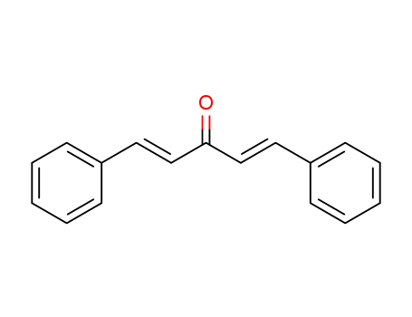 35225-79-7,DIBENZYLIDENEACETONE,1,4-Pentadien-3-one,1,5-diphenyl-, (E,E)-;(E,E)-1,5-Diphenyl-1,4-pentadien-3-one;(E,E)-1,5-Diphenylpenta-1,4-dien-3-one;(E,E)-Dibenzylideneacetone;1E,4E-1,5-Diphenyl-1,4-pentadien-3-one;Bis((E)-2-phenylethenyl) ketone;trans,trans-1,5-Diphenylpenta-1,4-dien-3-one;trans,trans-Dibenzalacetone;trans,trans-Dibenzylideneacetone;(1E,4E)-1,5-diphenyl-1,4-pentadien-3-one;(1E,4E)-1,5-diphenylpenta-1,4-dien-3-one;1,4-Pentadien-3-one, 1,5-diphenyl-;