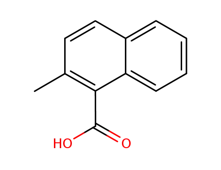 Molecular Structure of 1575-96-8 (2-METHYL-1-NAPHTHOIC ACID)
