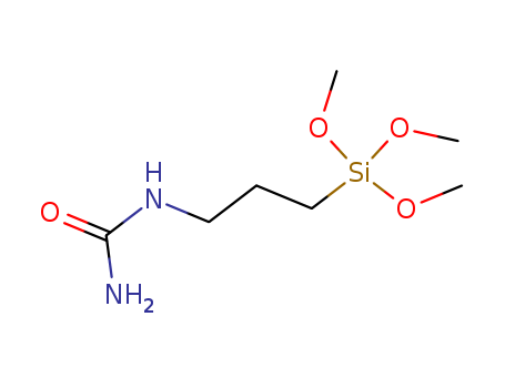 23843-64-3,1-[3-(Trimethoxysilyl)propyl]urea,Urea,[3-(trimethoxysilyl)propyl]- (8CI,9CI);3-Ureidopropyltrimethoxysilane;Silquest A 1524;Silquest Y 11542;Unisil 17;Ureidopropyltrimethoxysilane;g-Ureidopropyltrimethoxysilane;N-Cyclohexyl-3-aminopropylmethyldimethoxysilane;