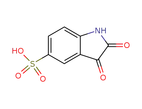 Molecular Structure of 7313-70-4 (2,3-dioxoindoline-5-sulphonic acid)