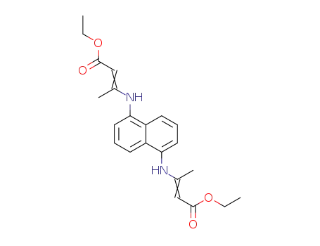 ethyl 3-[[5-[3-ethoxy-1-methyl-3-oxo-prop-1-enylamino]-1-naphthyl]amino]but-2-enoate